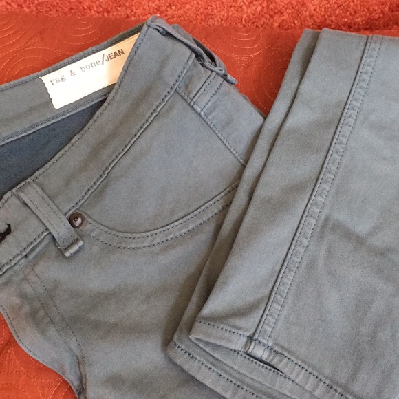 Rag & Bone dark teal skinny jeans/leggings_Size 26 - Picture 1 of 7